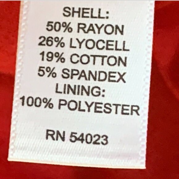 Banana Republic Issa London Collection Wrap Dress Sz 4 Red #13H - Picture 7 of 8